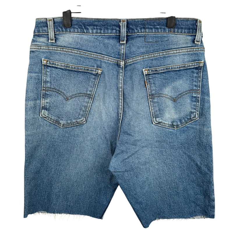 Vintage Levi's Raw Hem Denim Shorts 38