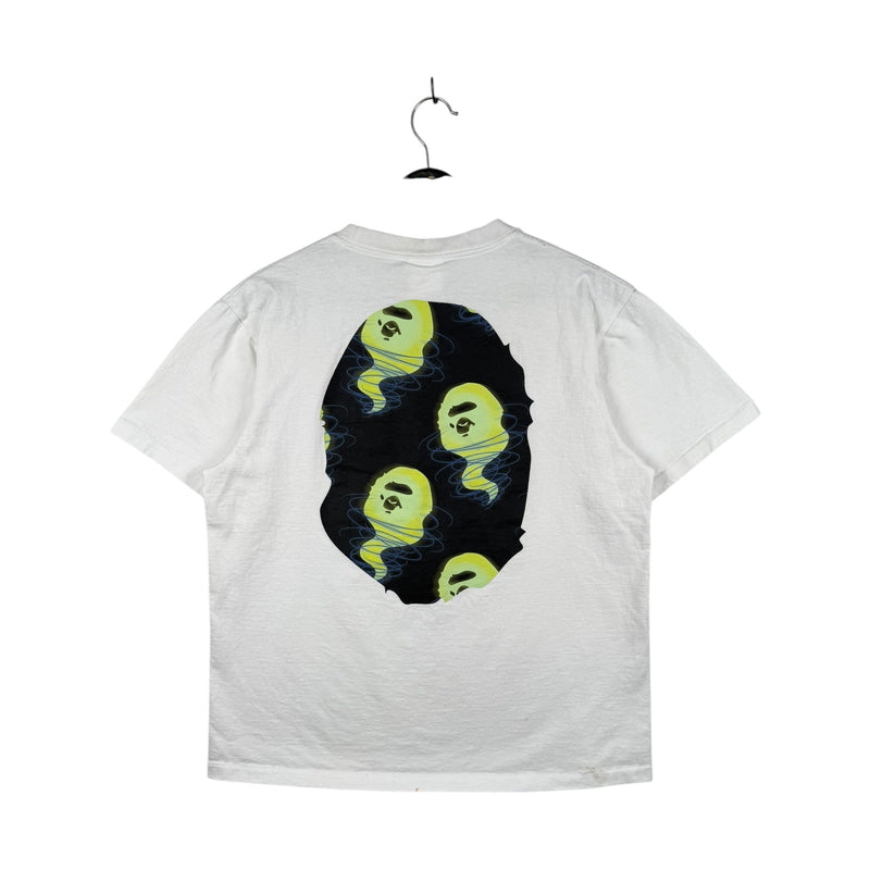 Vintage BAPE A Bathing Ape Multi Face T-Shirt