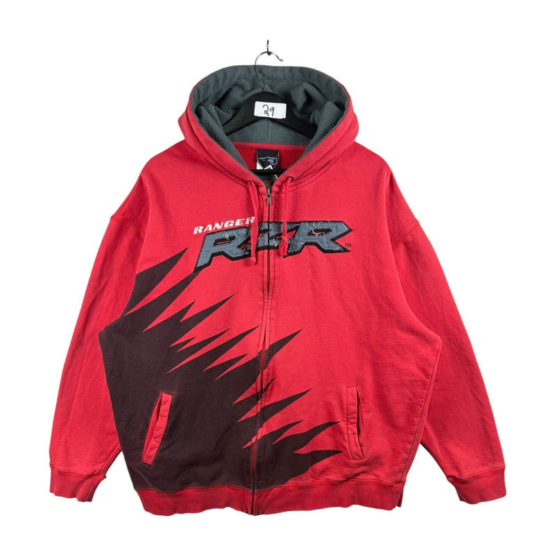 Vintage Polaris Ranger RZR Chest Embroidered Graphic Hoodie