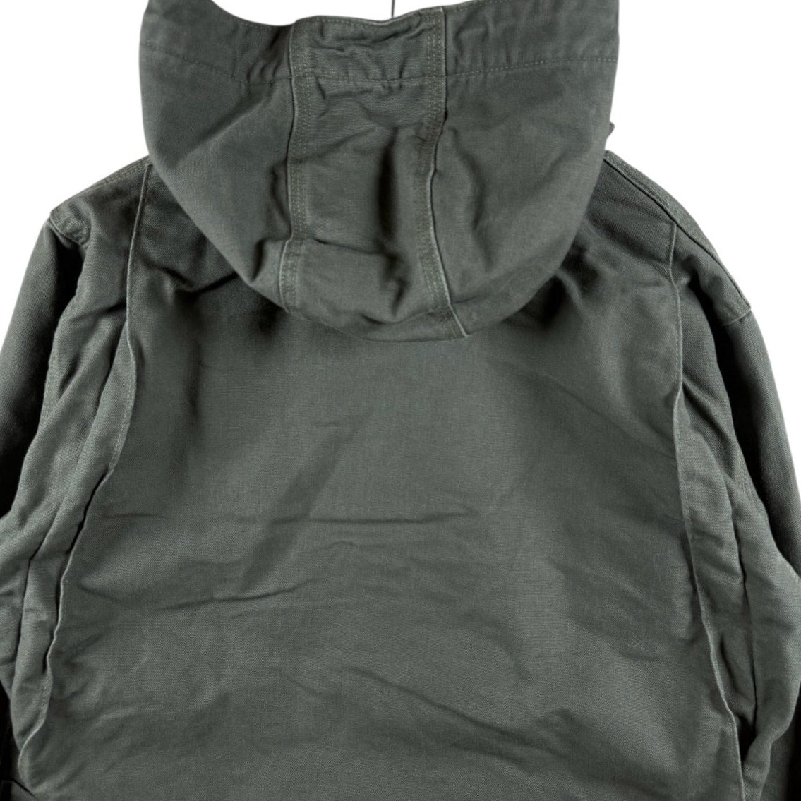 Vintage Carhartt Sherpa Lined Full Zip Hooded Workwear Jacket