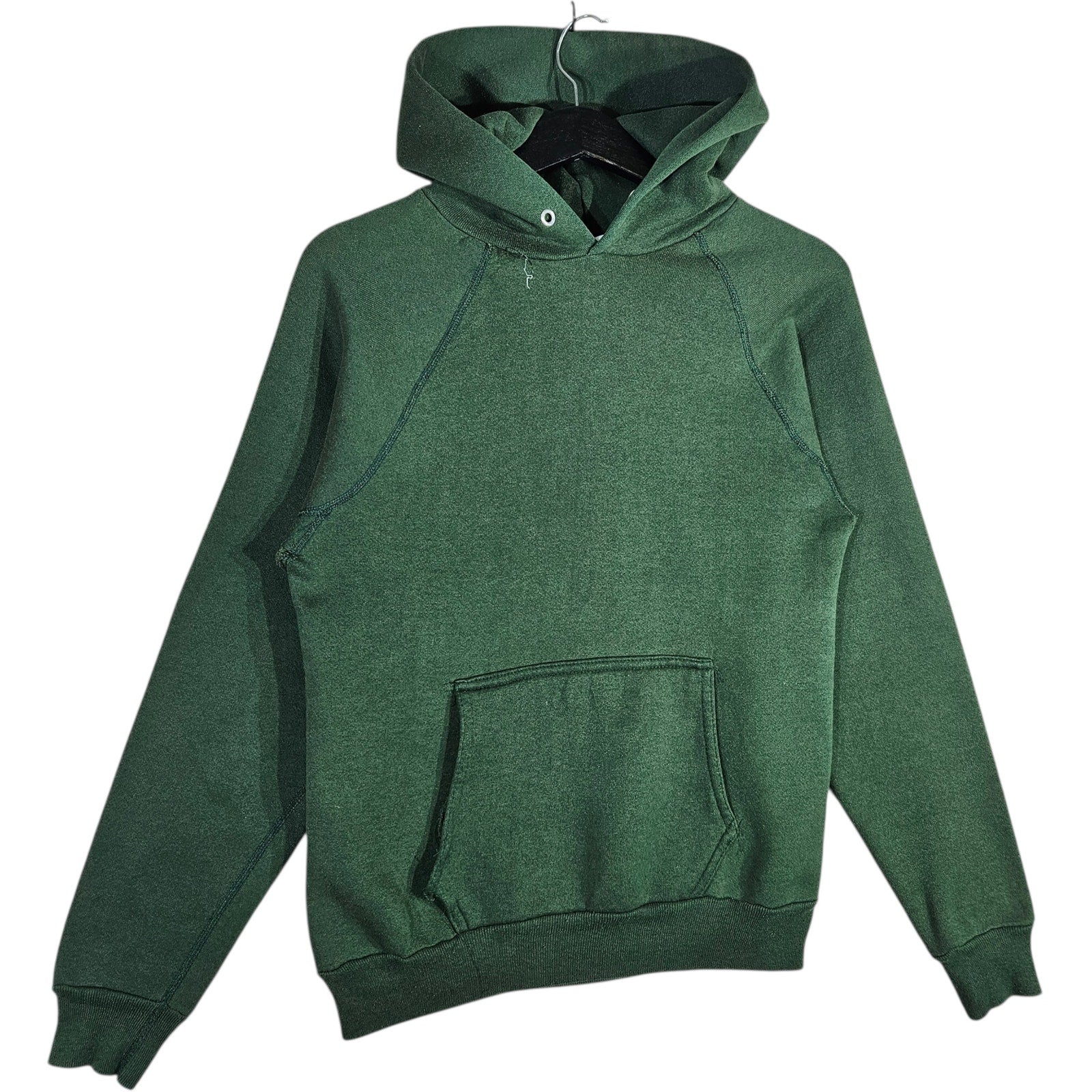Vintage Blank Green Hoodie