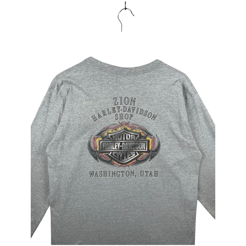 Vintage Harley Davidson Washington Utah Long Sleeve T-Shirt