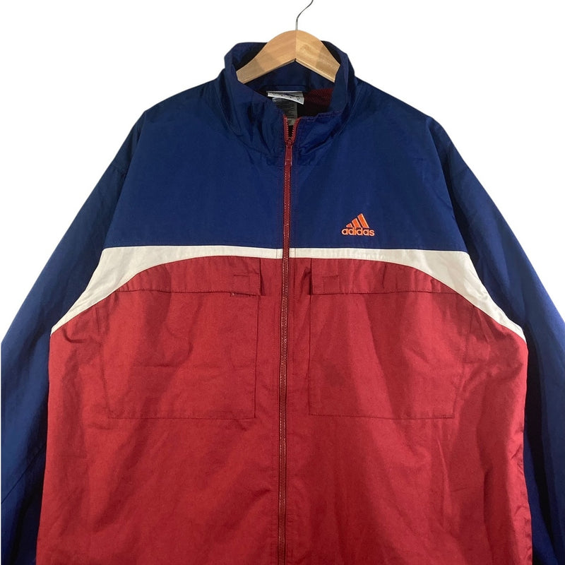 Vintage Adidas Colorblock Full Zip 90s Windbreaker