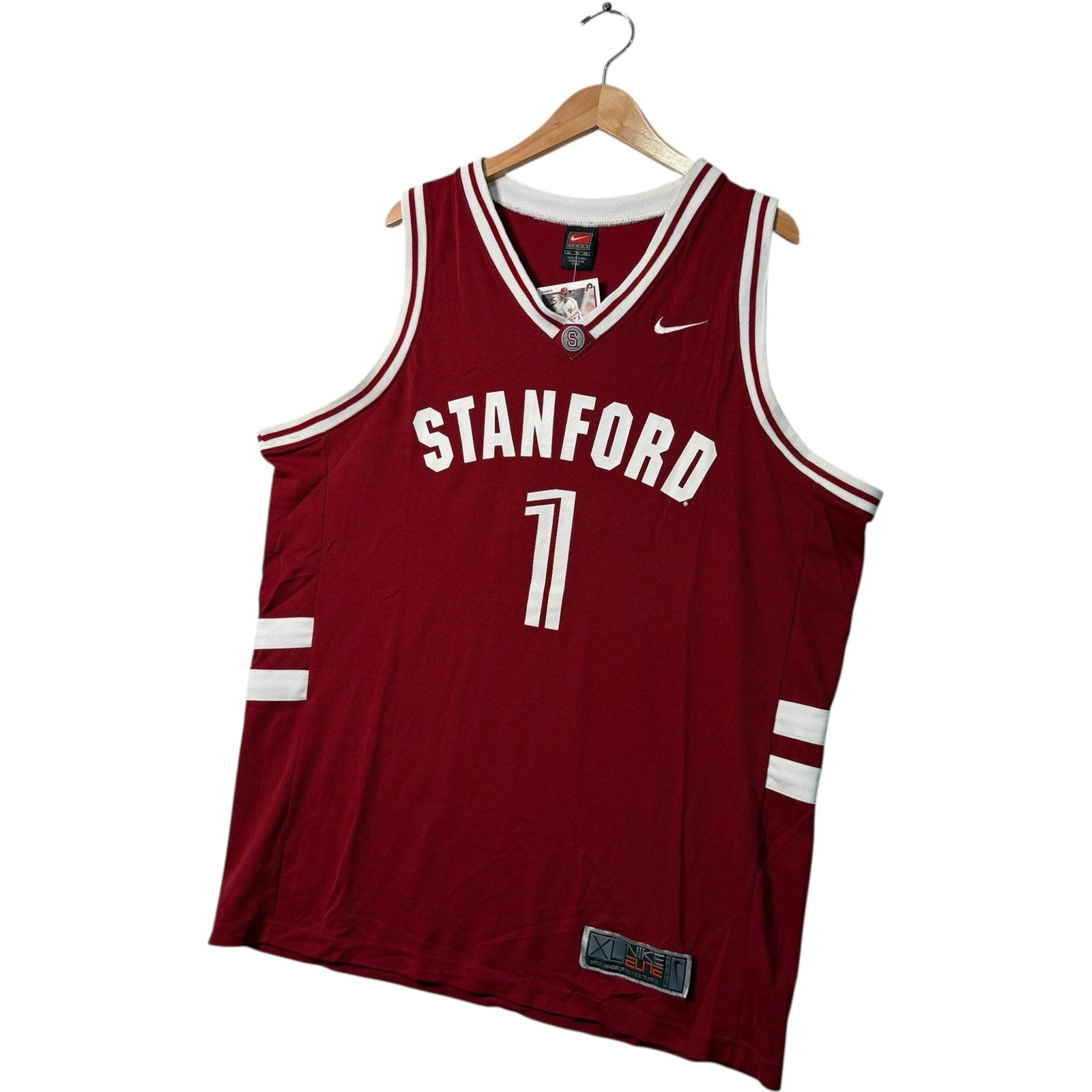 Vintage Nike University of Stanford Basketball Jersey