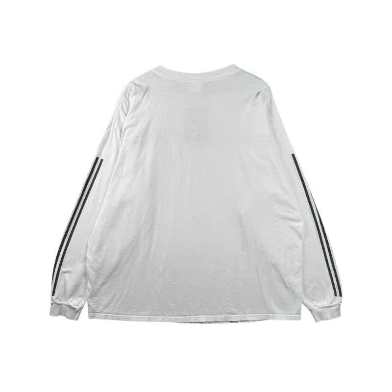 Vintage Adidas Three Stripes Logo Spell Out Long Sleeve