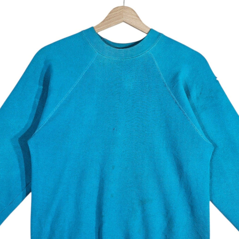 Vintage Light Blue Blank Crewneck