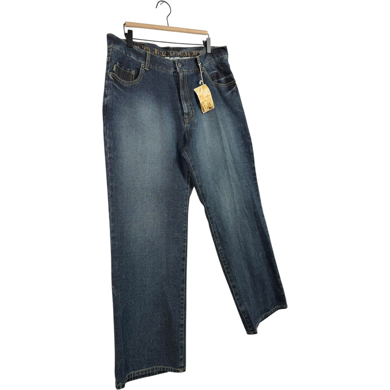 Vintage NWT Parts Faded Straight Leg Denim Jeans 36x30