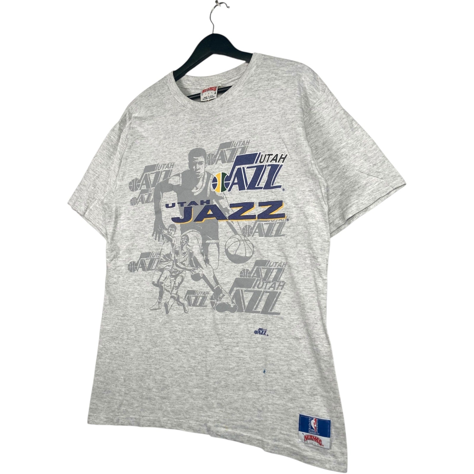 Vintage Nutmeg Utah Jazz NBA T-Shirt 90s
