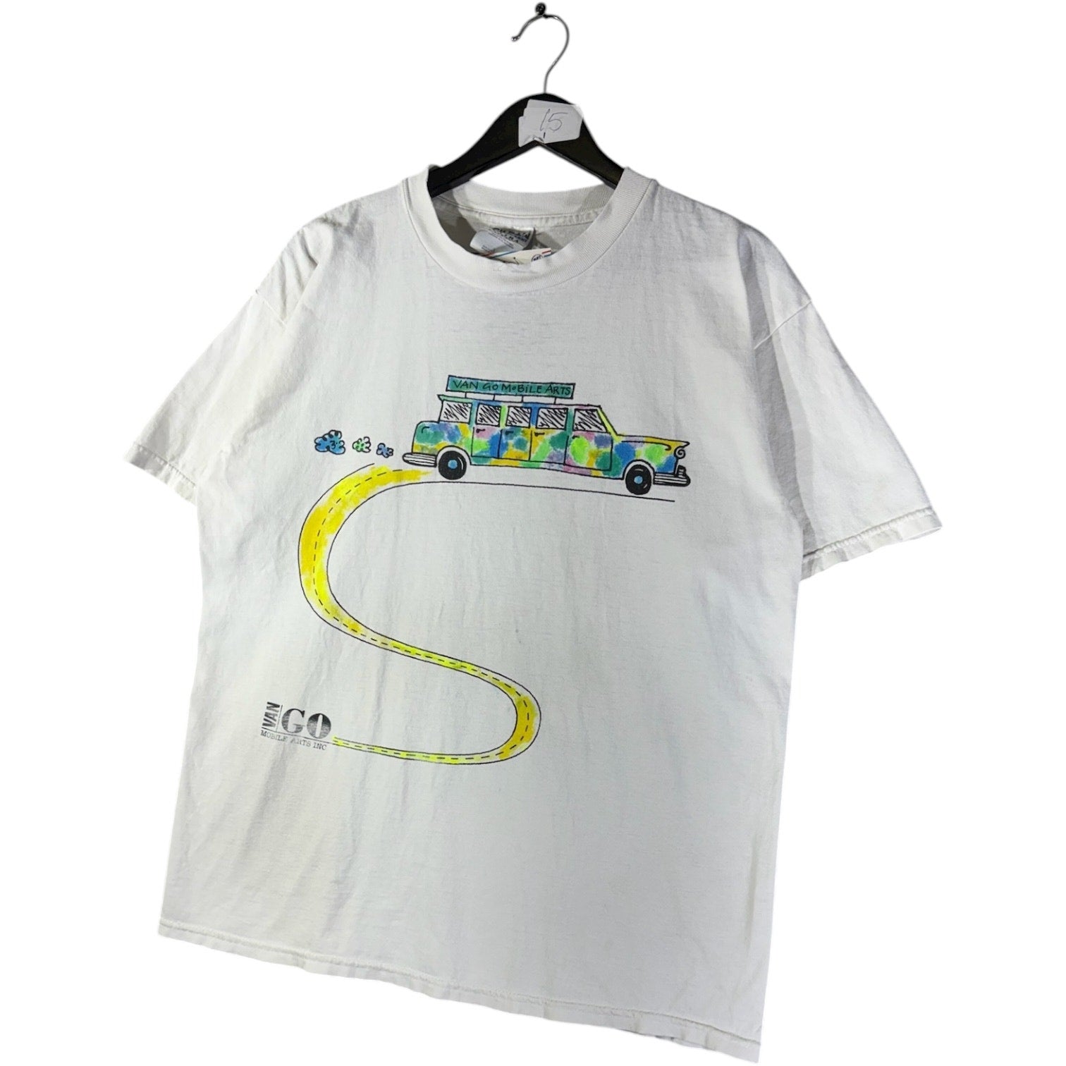 Vintage Van Go Mobile Arts Van Graphic T-Shirt