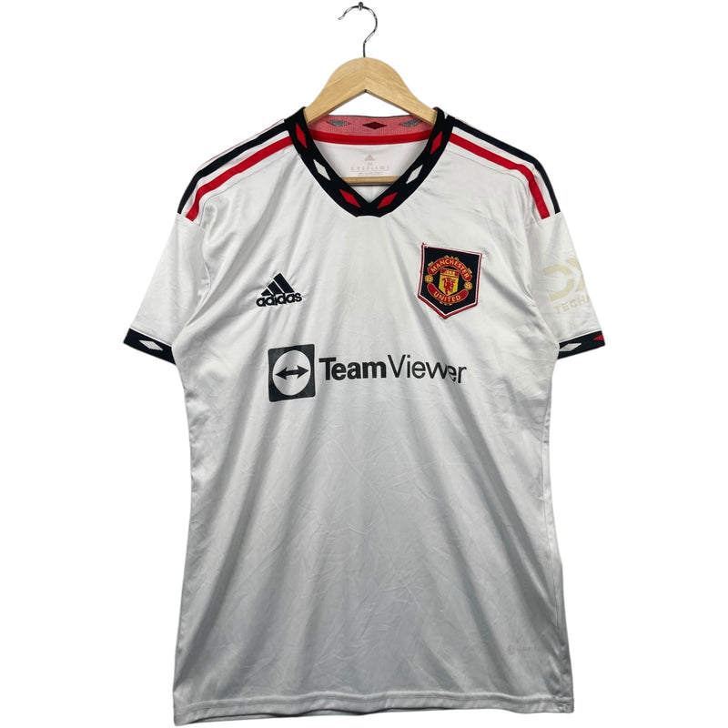 Vintage Adidas Manchester United B Fernandes 8 Soccer Jersey