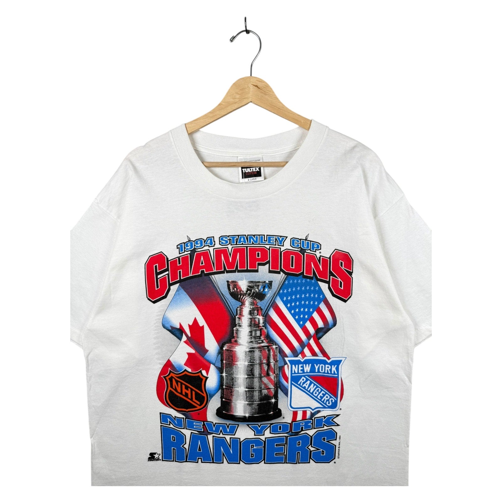 Vintage New York Rangers Stanley Cup Champions NHL T-Shirt