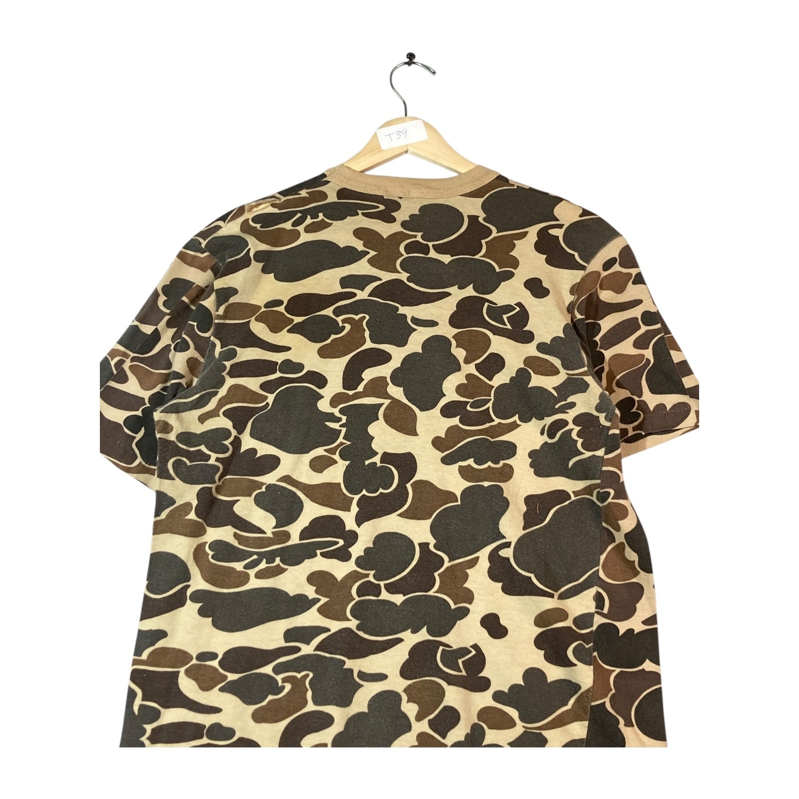 Vintage Camouflage Military Crewneck T-Shirt