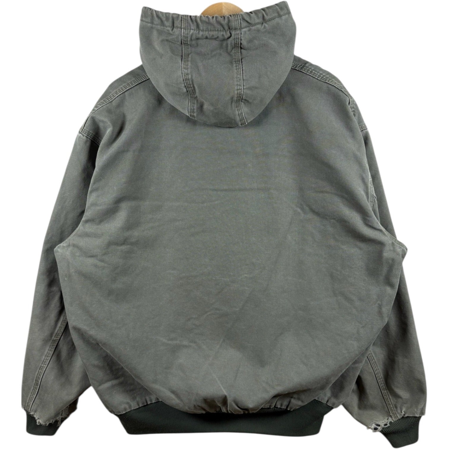 Vintage Carhartt Canvas Full Zip Hooded Workwear Jacket