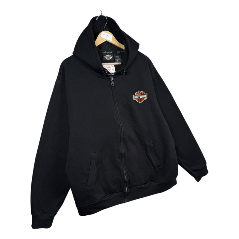 Vintage Harley Davidson V-Twin Power Graphic Hoodie