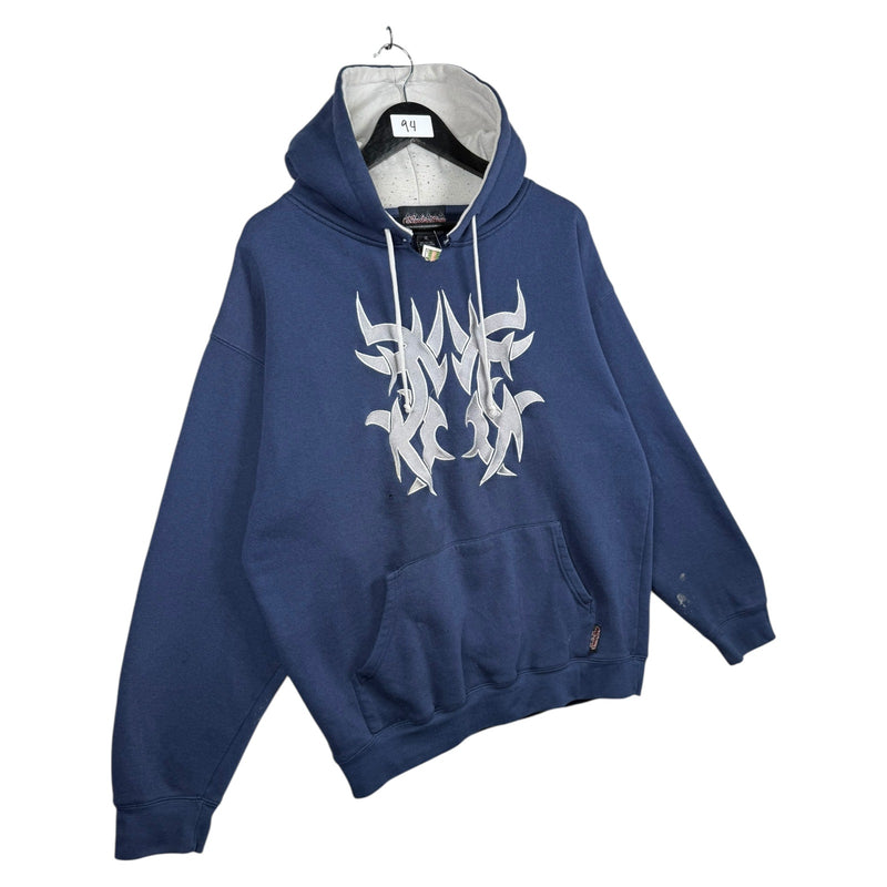 Vintage Sapphire Lounge Pullover Drawstring Hoodie