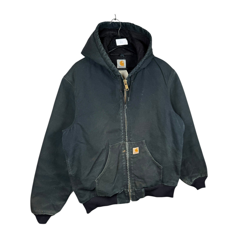 Vintage Carhartt Flannel Lined Full Zip Hoodie