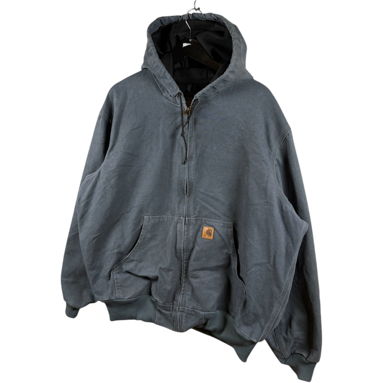 Vintage Carhartt Canvas Full Zip Hooded Workwear Jacket