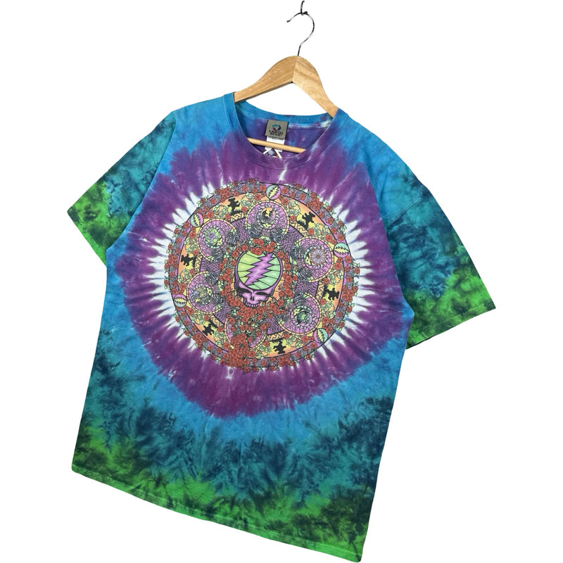 Vintage Grateful Dead Steal Your Face Tie Dye T-Shirt