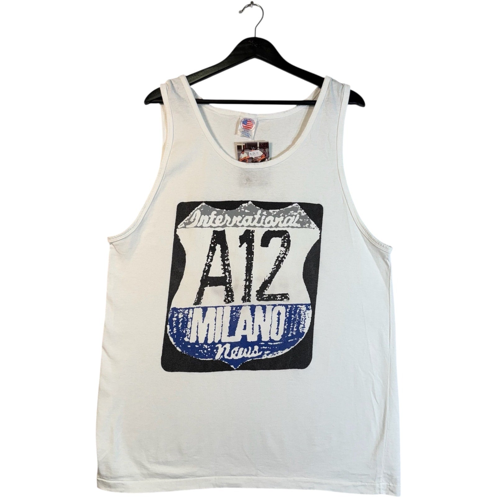 Vintage International A12 Milano News Tank Top