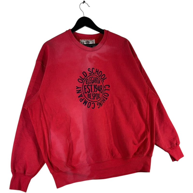 Vintage Old School Clothing Company Logo Crewneck