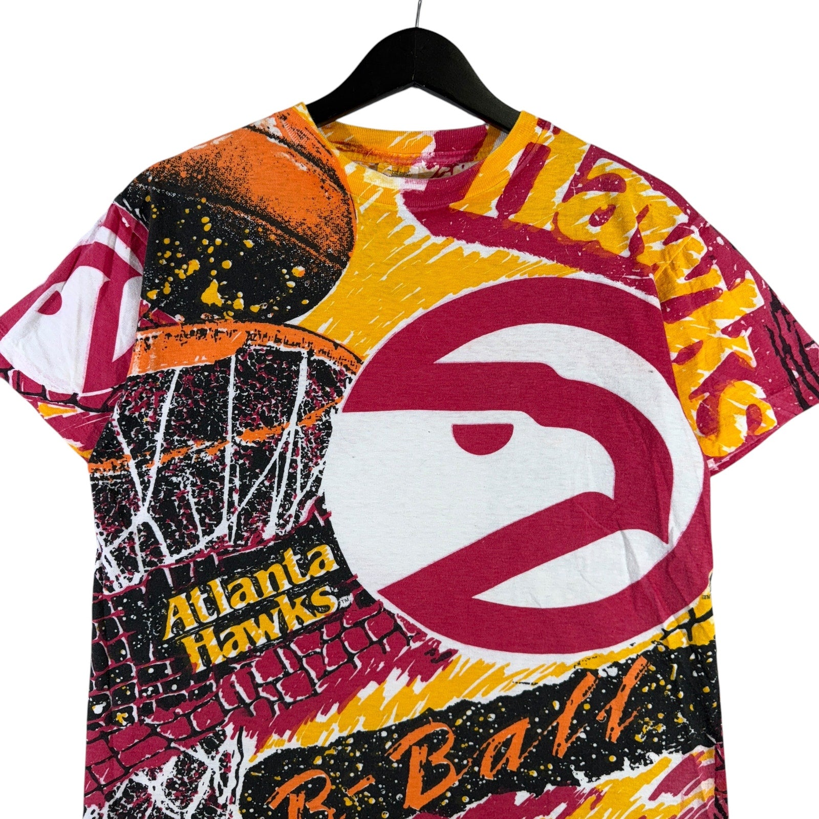 Vintage Atlanta Hawks "B-Ball" NBA AOP Tee