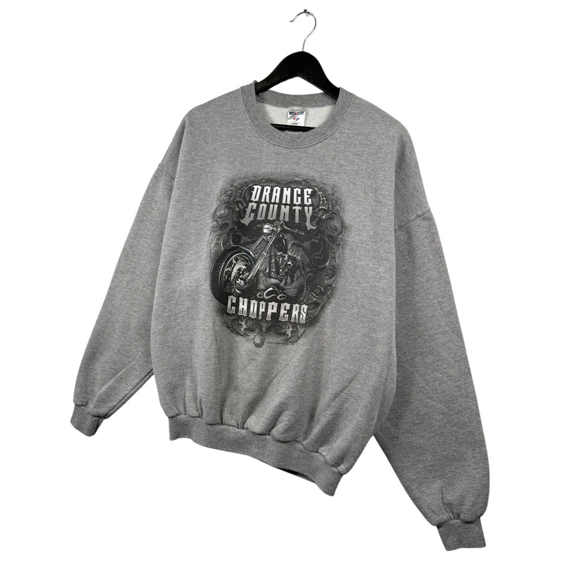 Vintage Orange County Choppers OCC Motorcycle Crewneck