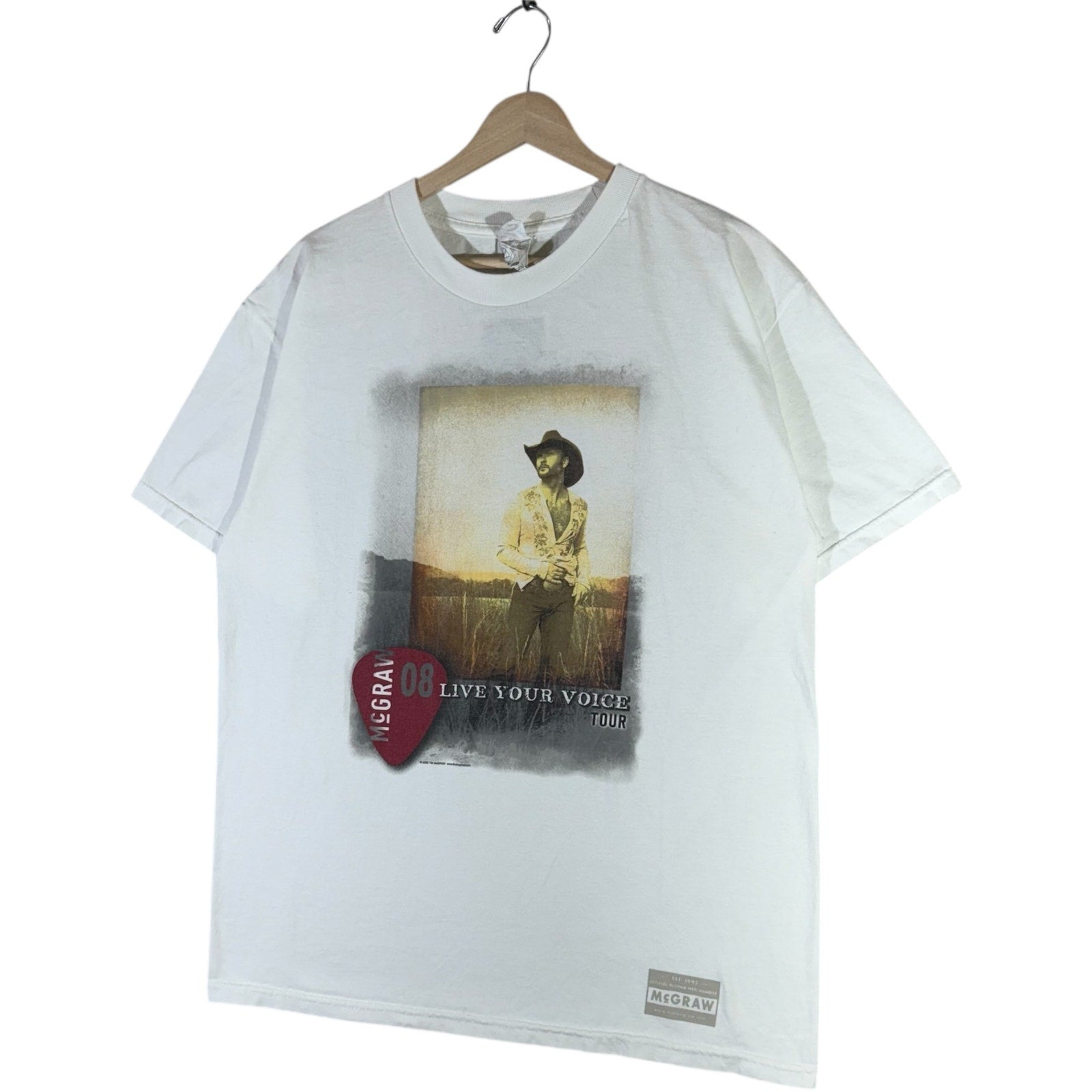Tim McGraw Live Your Voice Tour Tee