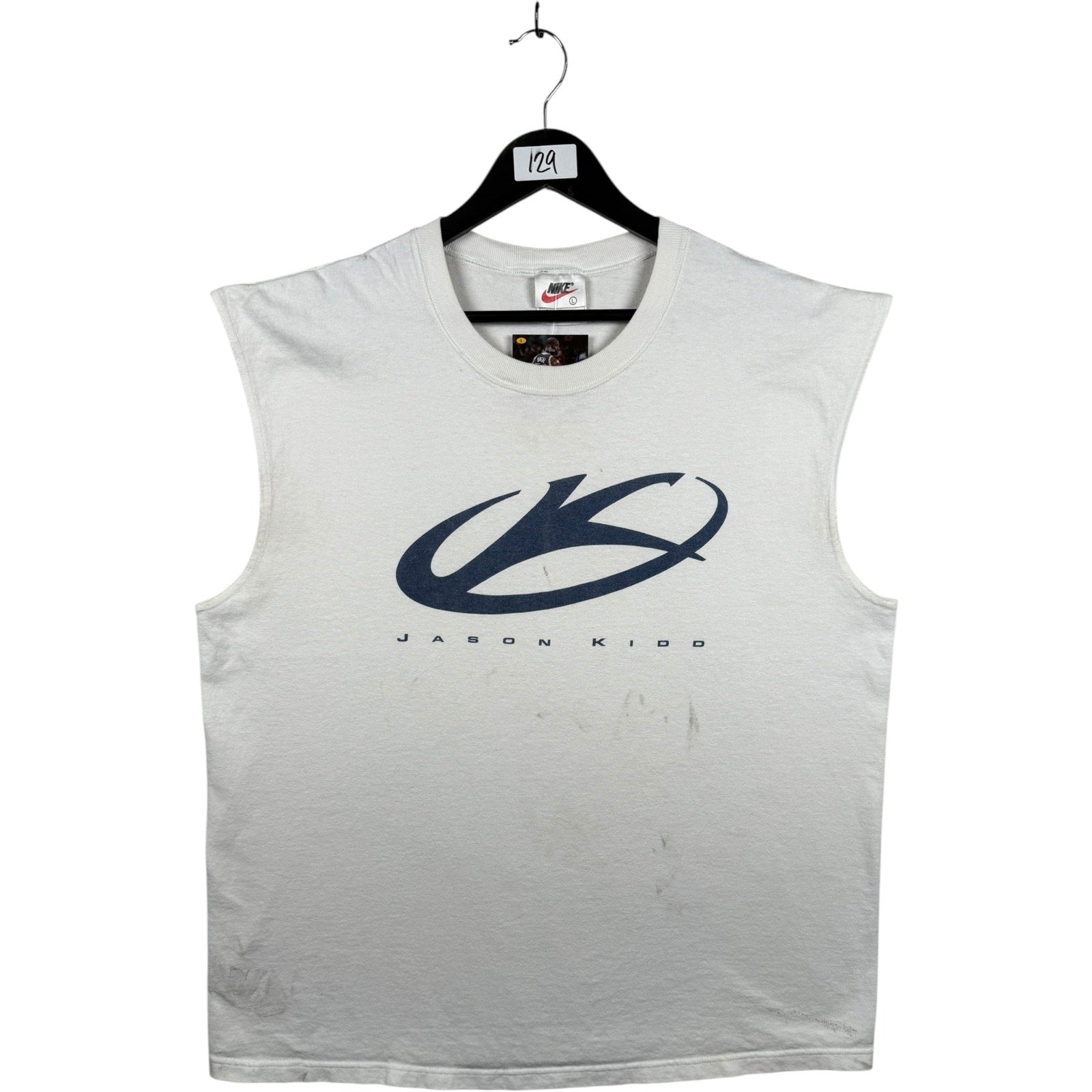 Vintage Nike Print Out Jason Kidd Tank Top