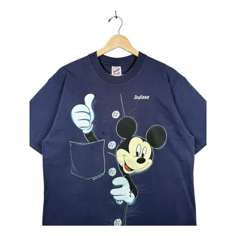 Vintage Mickey Mouse Shirt Print Indiana T-Shirt