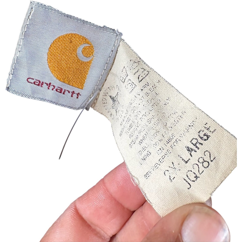 Vintage Carhartt Insulated Active Jac Hoodie Full Zip Jacket