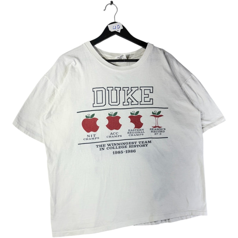 Vintage Duke NCAA Basketball Champs 1985–1986 T-Shirt