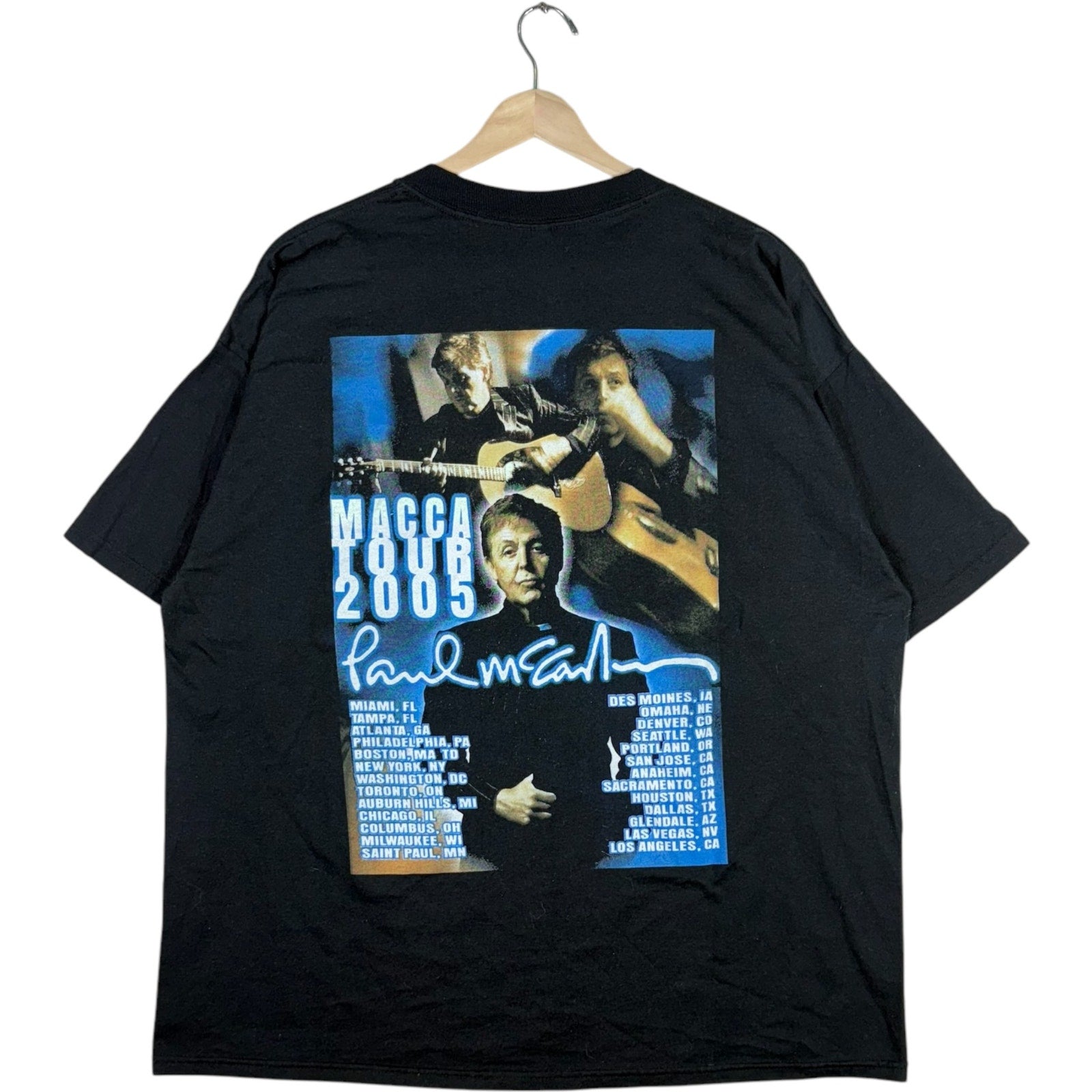 Vintage Paul McCartney Macca Tour Tee 2005