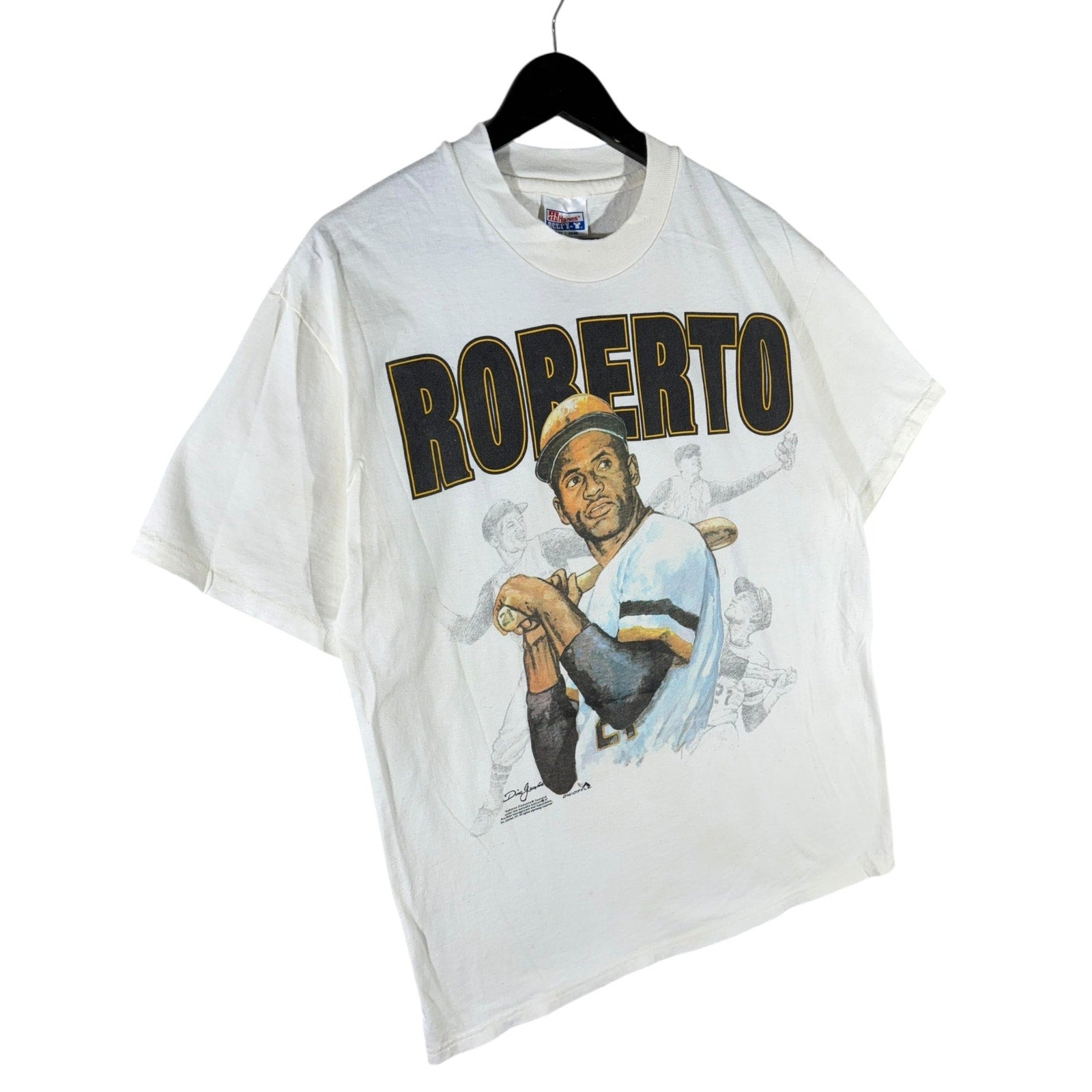Vintage Roberto Clemente MLB Player T-Shirt 90s