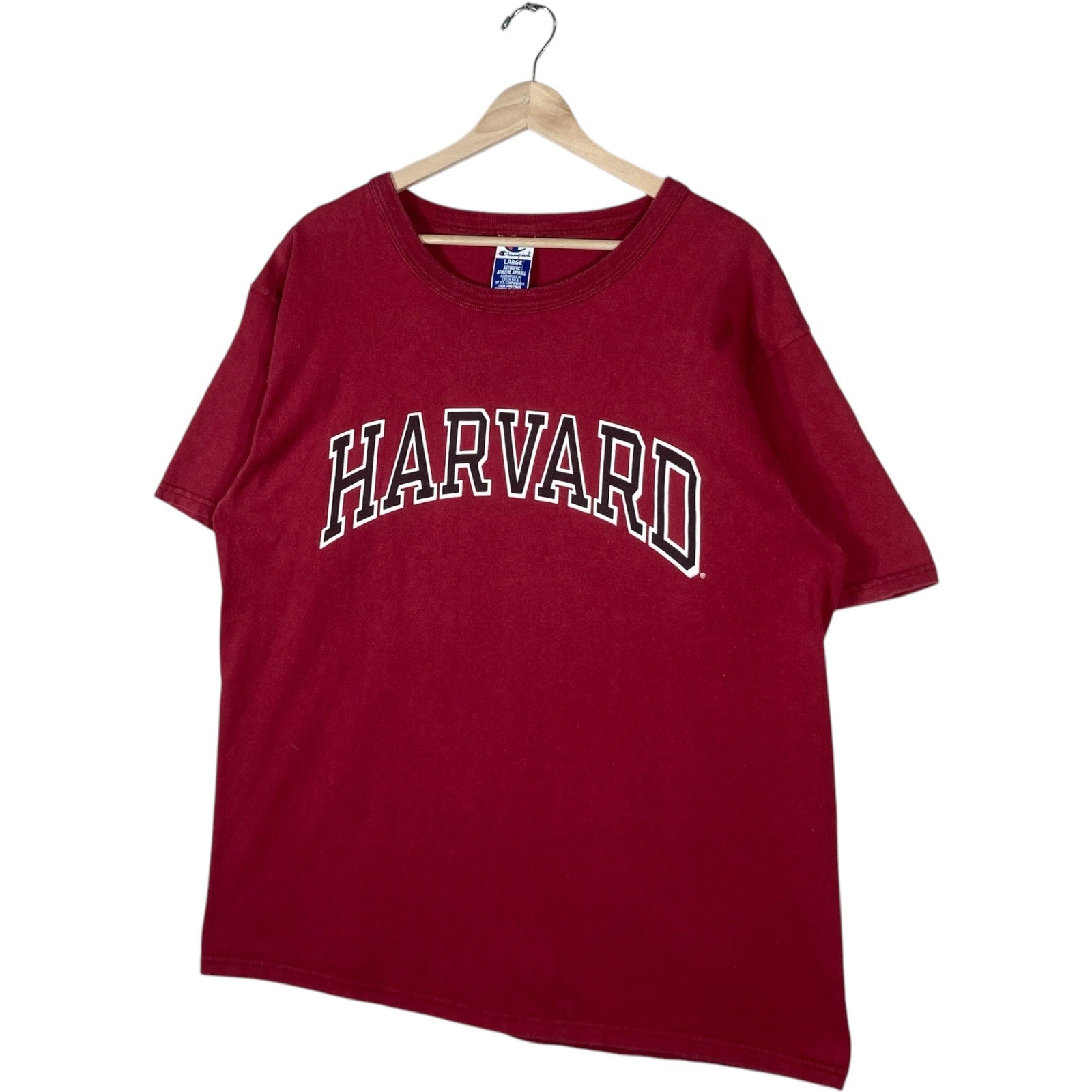 Vintage Harvard University Arch Logo Spellout Crewneck