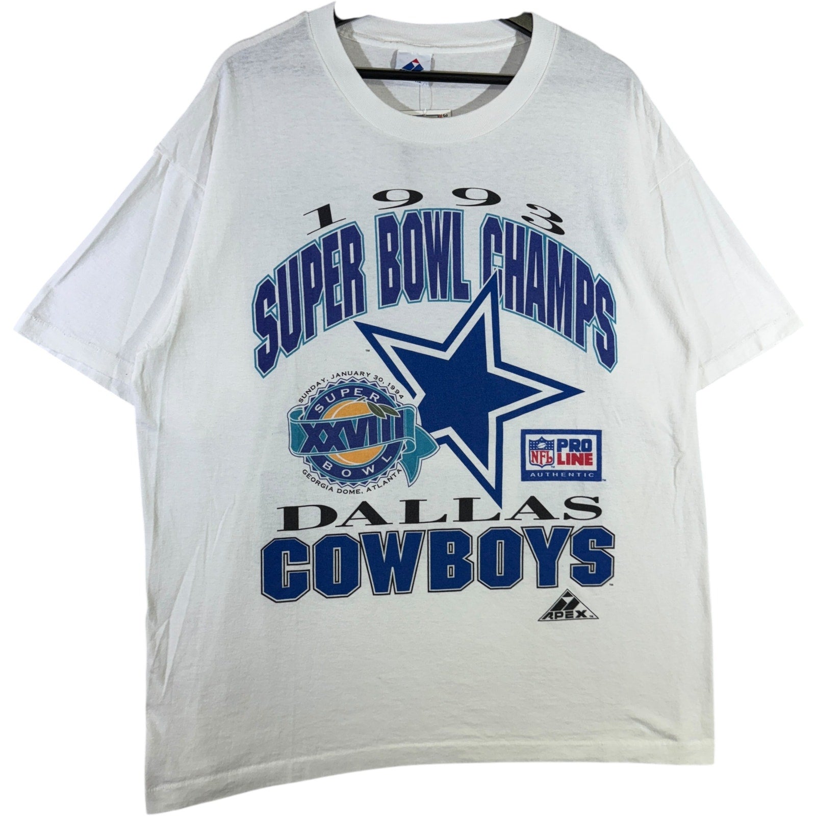 Vintage Dallas Cowboys Super Bowl Champs NFL Tee 1993