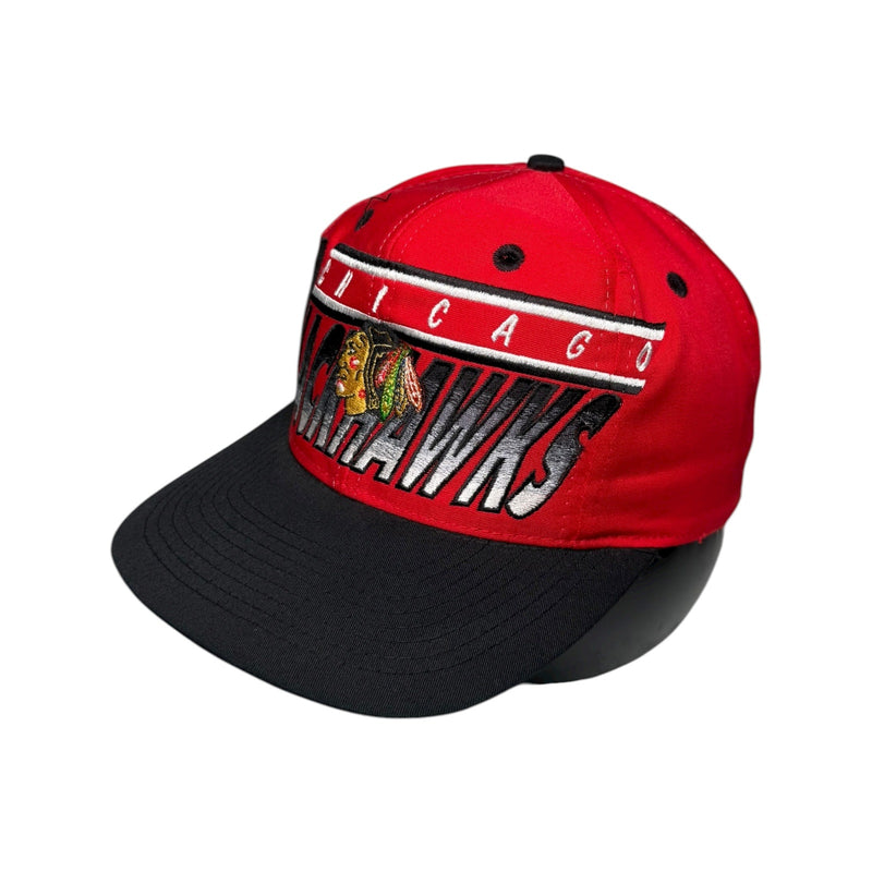 Vintage Chicago BlackHawks NHL Snapback Hat OSFA