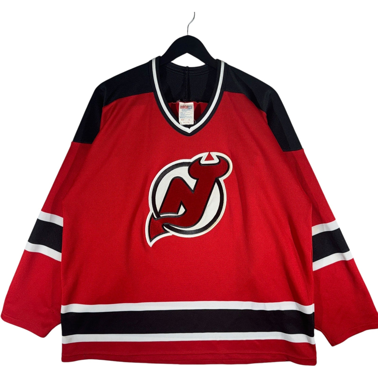 Nj devils vintage jersey online