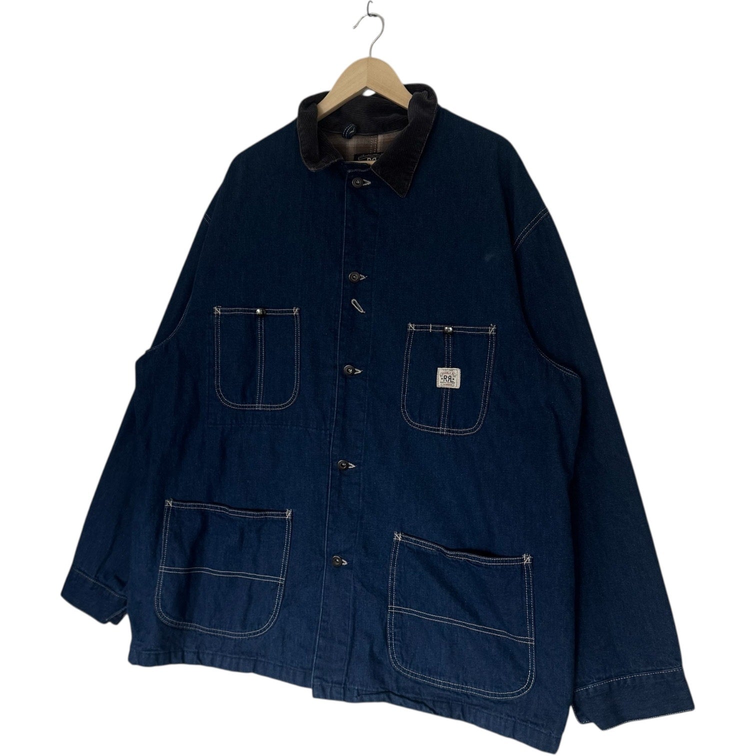 Vintage Double RL Ralph Lauren Denim Chore Coat