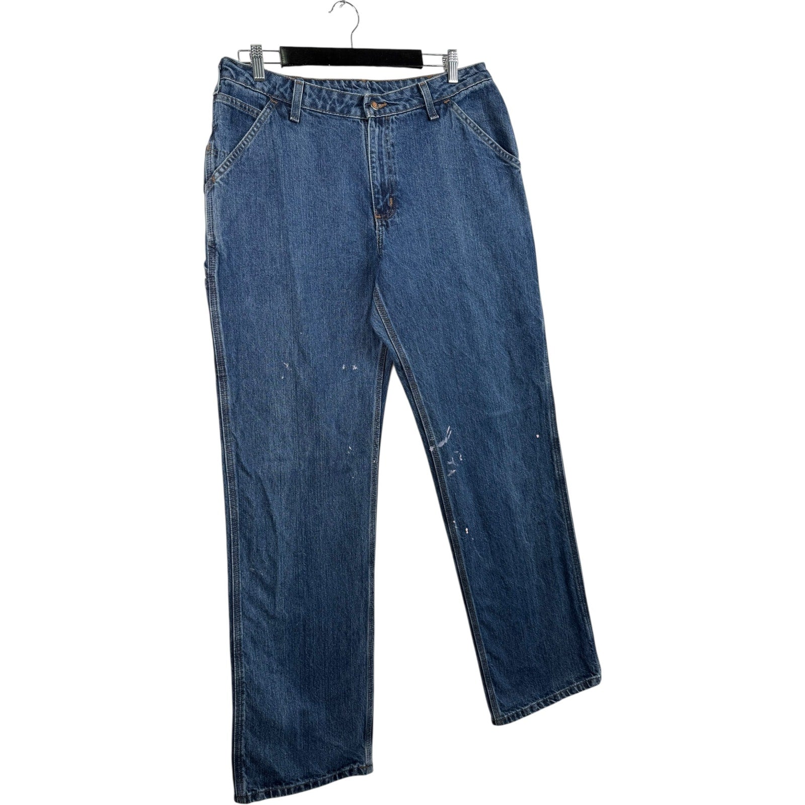 Vintage Carhartt Carpenter Straight Leg Denim Jeans 14x34