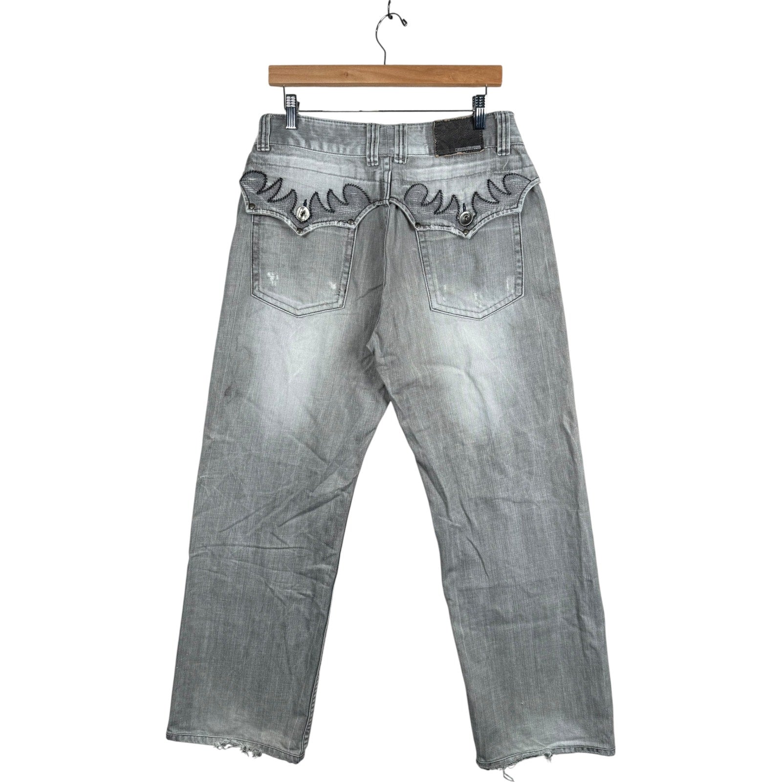 Vintage Straight Leg Denim Jeans 34