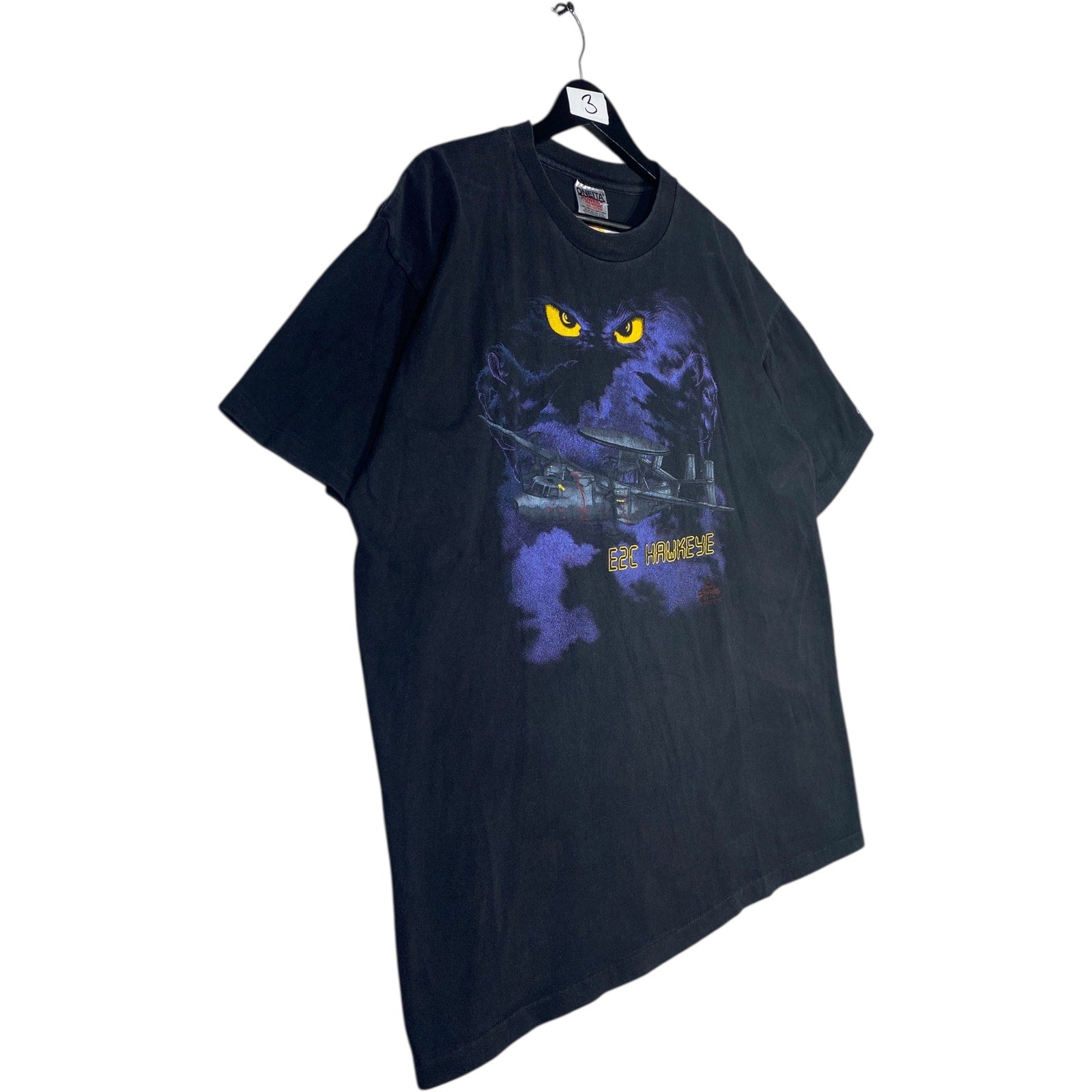 Vintage E2C Hawkeye Military Aircraft Graphic T-Shirt