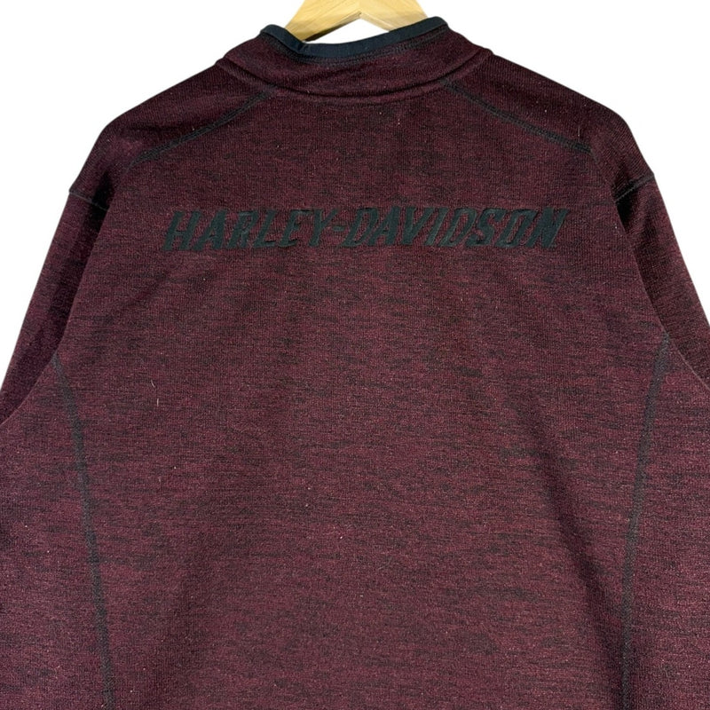 Vintage Harley-Davidson 1/4 Zip Sweatshirt