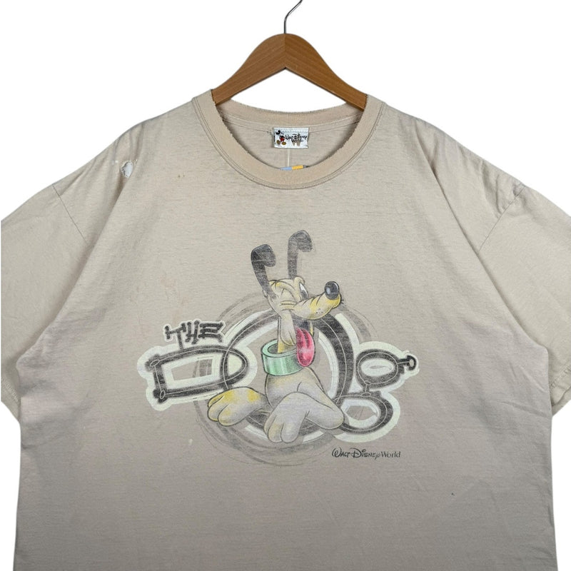 Vintage Walt Disney World Pluto Graphic T-Shirt