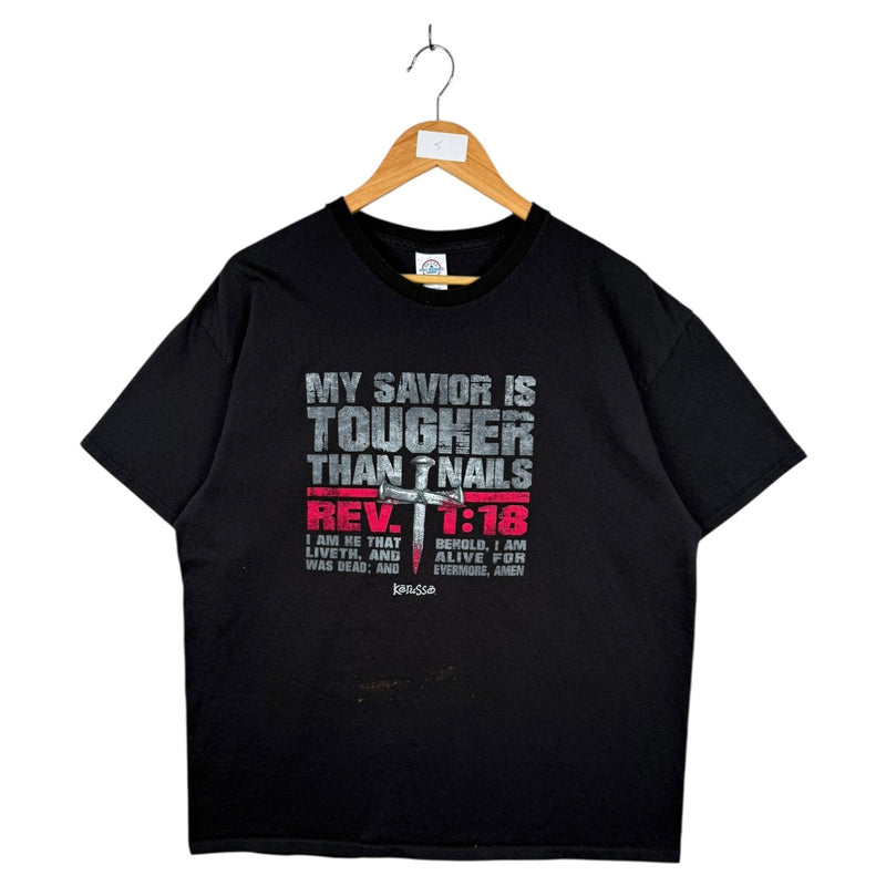 Vintage Revelation 1:18 Christian Graphic T-Shirt