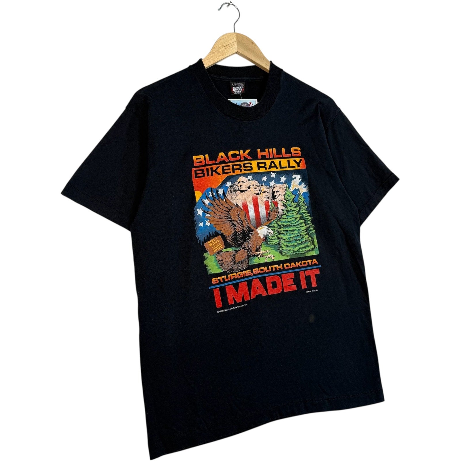 Vintage Black Hills Bikers Rally Tee