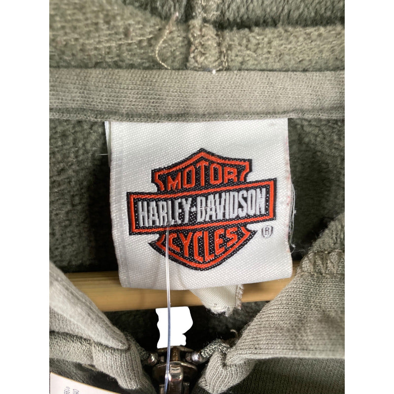 Vintage Harley Davidson Hoosier Indiana Full Zip Hoodie
