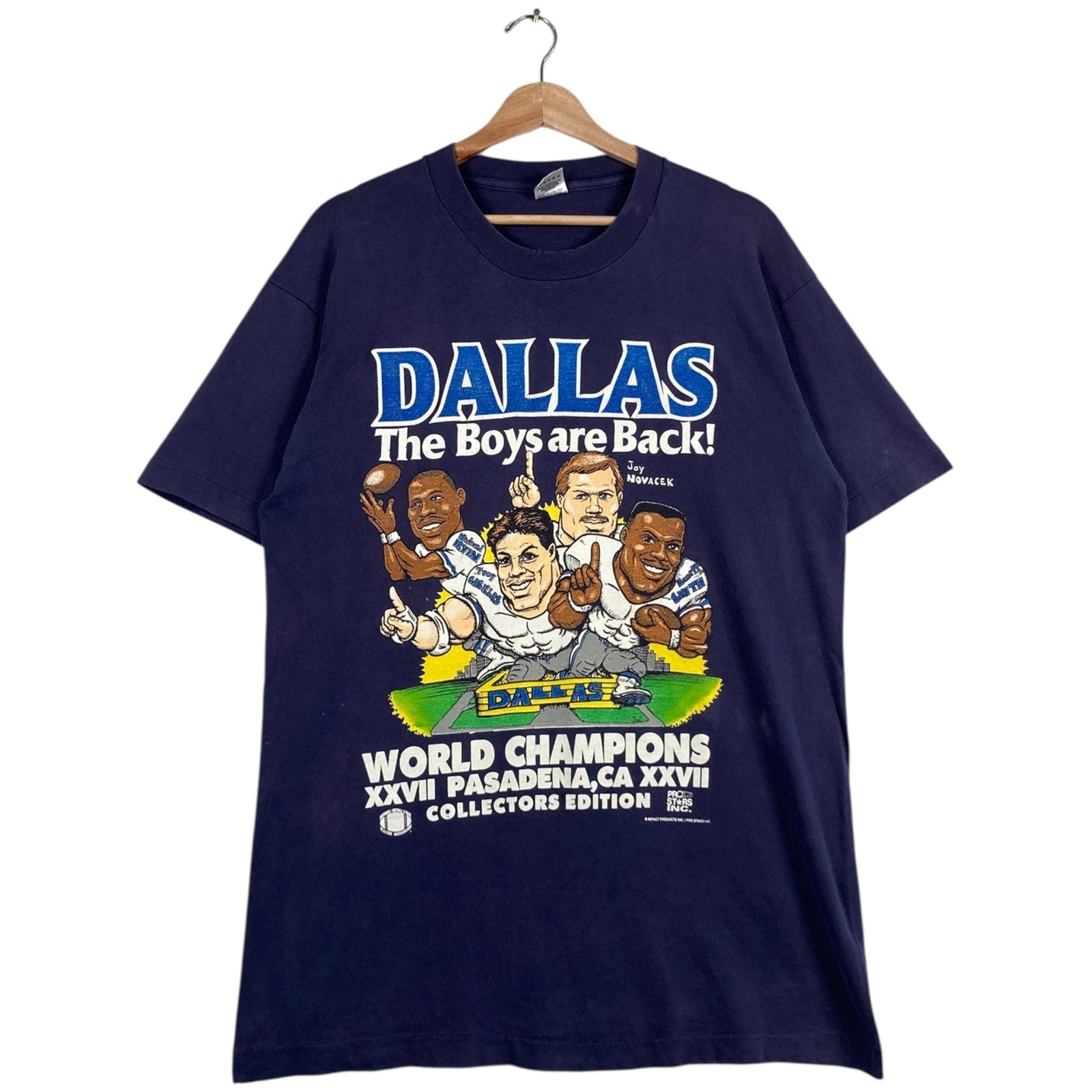 Vintage Dallas Cowboys Super Bowl XXVII The Boys Are Back NFL T-Shirt