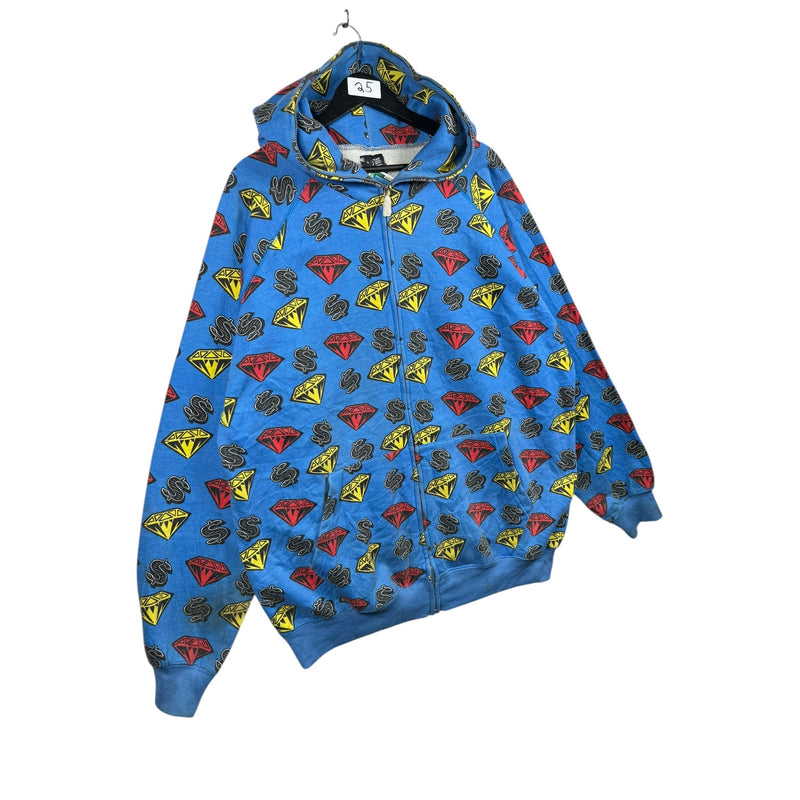 Vintage Billionaire Boys Clubs AOP Full Zip Hoodie