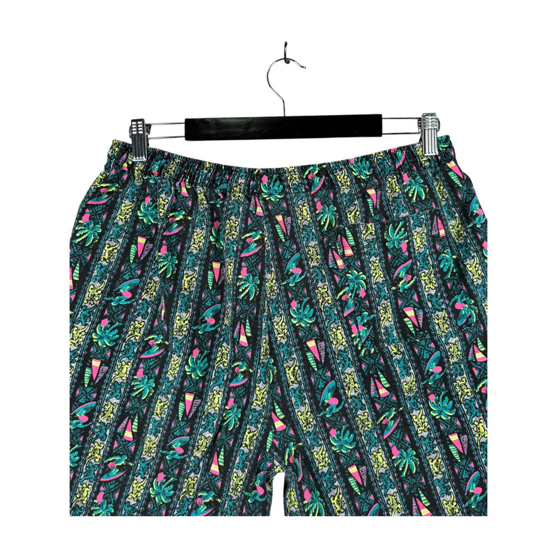 Vintage Aloha Hawaiian Baggy Athletic Shorts 32