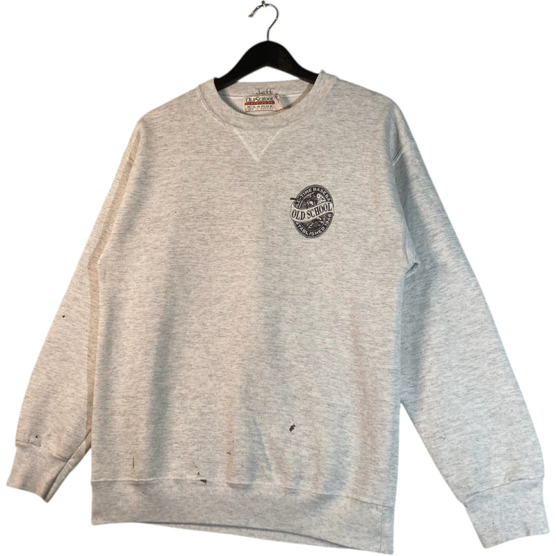 Vintage Old School Baseball Crewneck